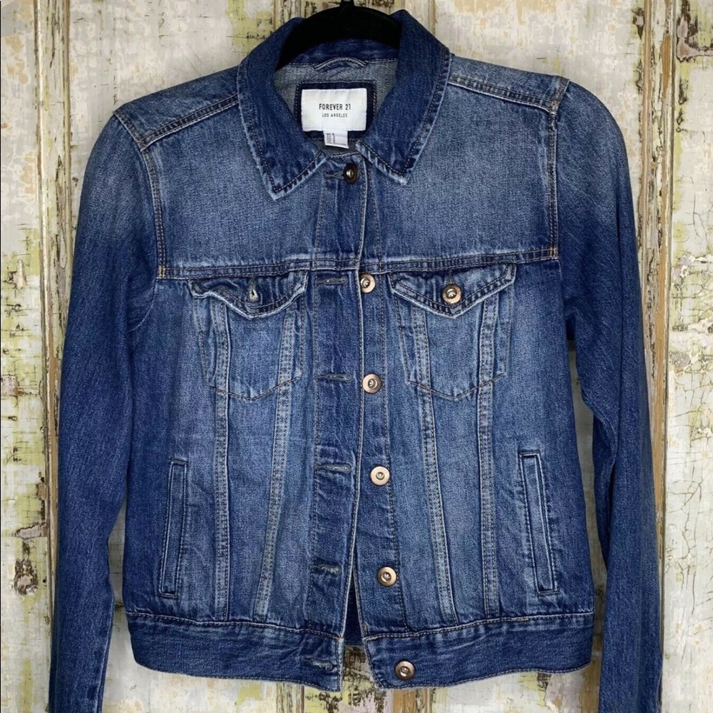 Premium Denim Jean Jacket (Dark Wash)